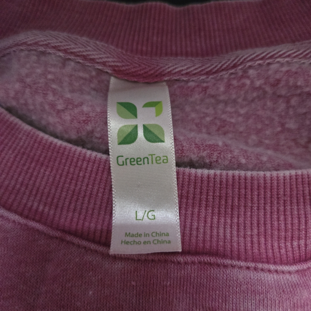 GreenTea Raspberry Long Sleeve Top - Picture 2 of 3